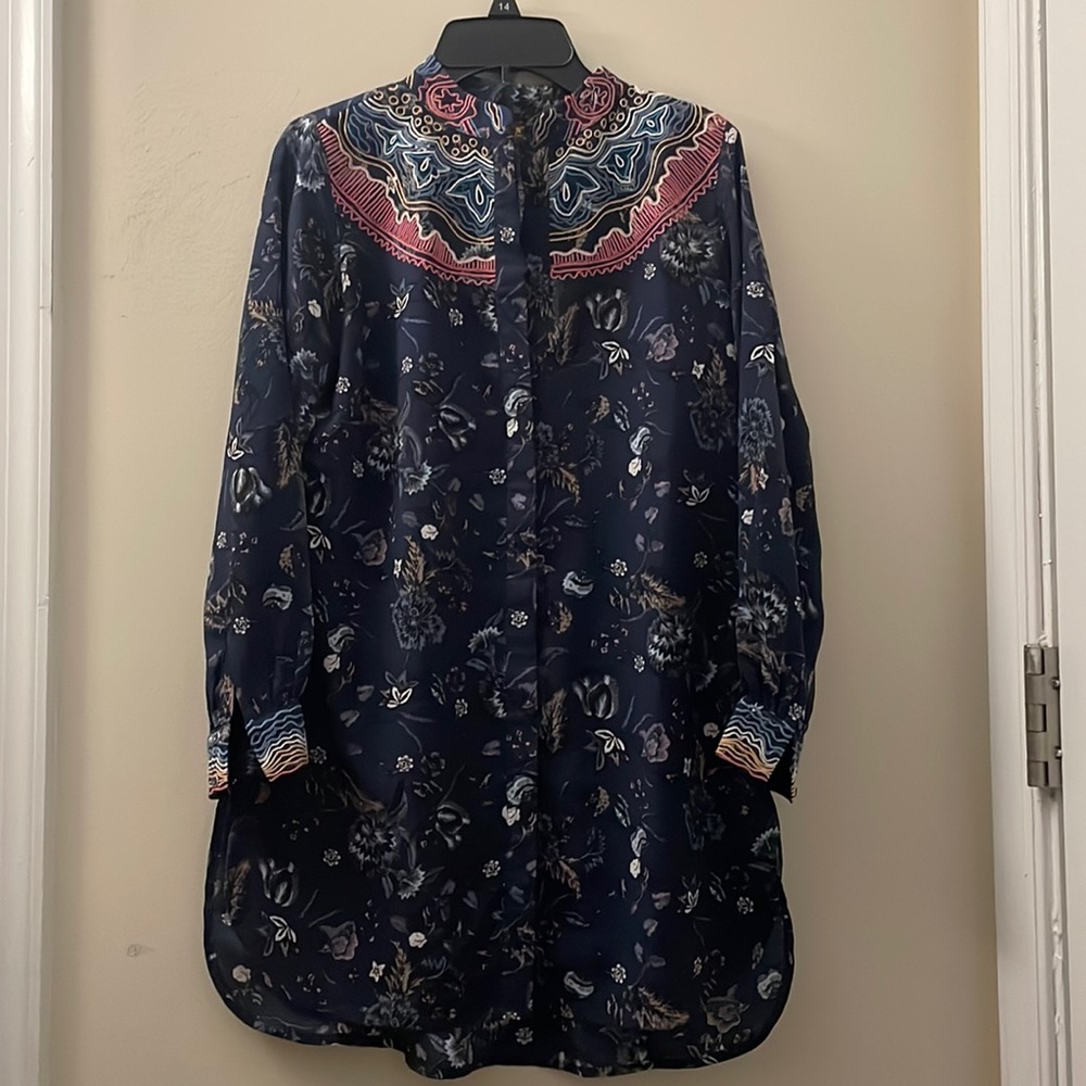 Button up shirt from Artisan, made in Bangladesh.